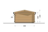 Friggebod WISSOUS (44 mm), 4x3 m, 12 m² specification 4