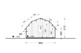 Enkelgarage BARN (44 mm), 5x6 m, 30 m² specification 6