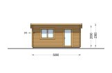 Attefallshus DREUX F (34 mm), 5x4 m, 18 m² specification 2