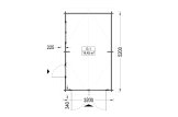 Enkelgarage CLASSIC (34 mm), 3,2x5,2 m, 16 m² specification 1