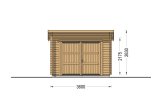 Enkelgarage MODERN (34 mm), 3.6x5.4 m, 20 m² specification 2