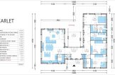 Fritidshus SCARLET S (44 mm + fasadbeklädnad), 139 m² specification 1