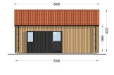 Fritidshus ANGELA (Isolerad, 66 mm + fasadbeklädnad), 42 m² specification 4