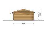 Attefallshus WISSOUS (44 mm), 5x4 m, 20 m² specification 4