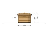 Friggebod PETER (34 mm), 3x3 m, 9 m² specification 4