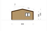 Fritidshus SELENE S (44 mm + fasadbeklädnad), 63 m² specification 3