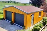 Dubbelgarage SILVIA DUO (34 mm + fasadbeklädnad), 6x6 m, 36 m² customer 1