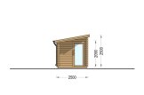 Bastuhus VIGOR (44 mm), 3.3x2.5 m, 4.85 m² specification 3