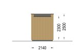 Friggebod PREMIUM L (34 mm + fasadbeklädnad), 2x2 m, 4 m² specification 4