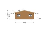Fritidshus ALICE S (44 mm + fasadbeklädnad), 63 m² specification 5