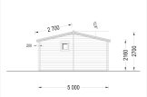 Bastustuga med relax och omklädningsrum ELDA (44 mm), 5x5 m, 25 m² (3 rum) specification 4