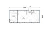 Fritidshus PREMIUM S (Isolerad, 34 mm + fasadbeklädnad), 10,5x4,5 m, 47 m² specification 1