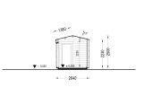Bastuhus SERENE (34 mm + fasadbeklädnad), 5.3x2.5 m, 5 m² specification 6