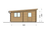 Enkelgarage MODERN (34 mm), 3.6x5.4 m, 20 m² specification 3