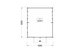 Enkelgarage CLASSIC (34 mm), 5x6 m, 30 m² specification 1