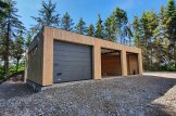 Trippelgarage SILVIA TRIO F (34 mm + fasadbeklädnad), 9x6 m, 54 m² customer 2