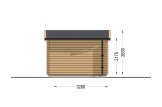 Enkelgarage MODERN (34 mm), 3.6x5.4 m, 20 m² specification 4