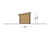 Bastuhus VIGOR (44 mm), 4.5x2.5 m, 4.9 m² specification 3