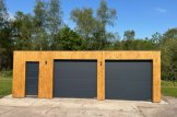 Dubbelgarage SILVIA DUO F (34 mm + fasadbeklädnad), 6x6 m, 36 m² customer 1