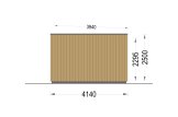 Attefallshus PREMIUM (isolerad, 34 mm + fasadbeklädnad), 7x4 m, 28 m² specification 5