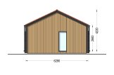 Fritidshus ANGELA (Isolerad, 66 mm + fasadbeklädnad), 42 m² specification 5