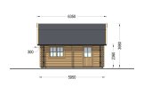 Enkelgarage MISSISSIPPI (44 mm), 5x6 m, 30 m² specification 5