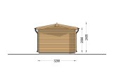 Enkelgarage CLASSIC (34 mm), 3,2x5,2 m, 16 m² specification 4