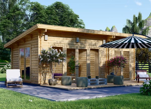 Attefallshus MAJA (44 mm), 7,5x4 m, 30 m² avp.ui.product_images.thumbnail 1