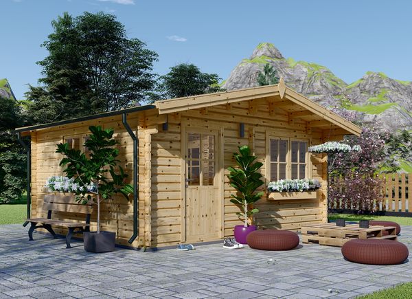 Attefallshus NINA (44 mm), 5x5 m, 25 m² avp.ui.product_images.thumbnail 1