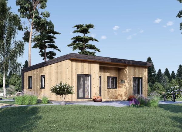 Fritidshus UZES F (Isolerad, 66 mm + fasadbeklädnad), 60 m² avp.ui.product_images.thumbnail 1