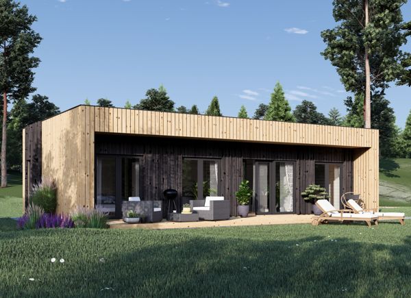 Fritidshus KAYA 2 (Isolerad, 66 mm + fasadbeklädnad), 63 m² avp.ui.product_images.thumbnail 1