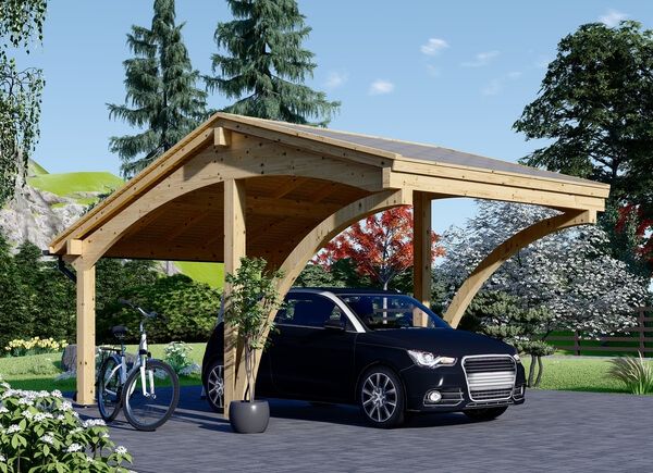 Enkel carport i trä CORA 3x5.9 m avp.ui.product_images.thumbnail 1
