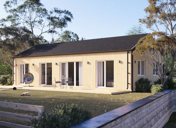 Fritidshus NICOLE S (Isolerad, 66 mm + fasadbeklädnad), 66 m² thumbnail 1