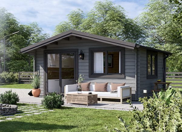 Attefallshus WISSOUS (44 mm), 5x4 m, 20 m² avp.ui.product_images.thumbnail 1