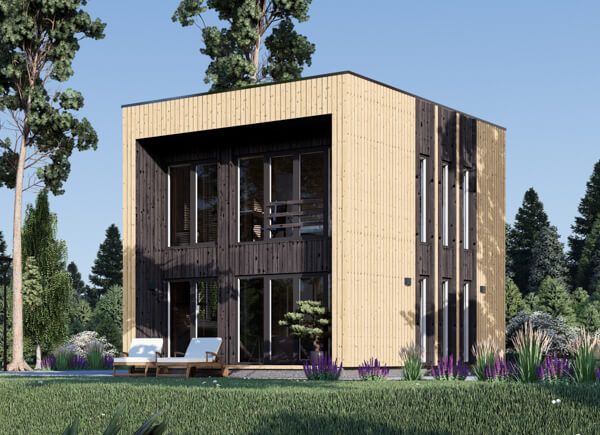 Fritidshus KAYA 4 (Isolerad, 66 mm + fasadbeklädnad), 62 m² avp.ui.product_images.thumbnail 1