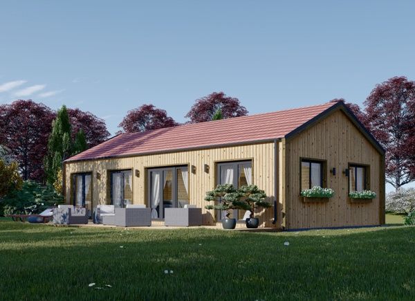 Fritidshus NICOLE (Isolerad, 66 mm + fasadbeklädnad), 66 m² avp.ui.product_images.thumbnail 1