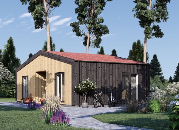 Fritidshus FILL (Isolerad, 66 mm + fasadbeklädnad), 52 m² avp.ui.product_images.thumbnail 1