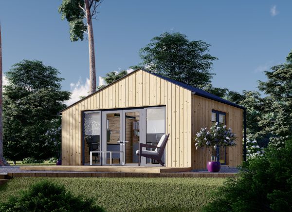 Attefallshus TONIA (34 mm + fasadbeklädnad), 5x5 m, 25 m² avp.ui.product_images.thumbnail 1