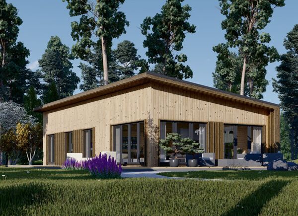 Fritidshus ZOE (Isolerad, 66 mm + fasadbeklädnad), 93 m² avp.ui.product_images.thumbnail 1
