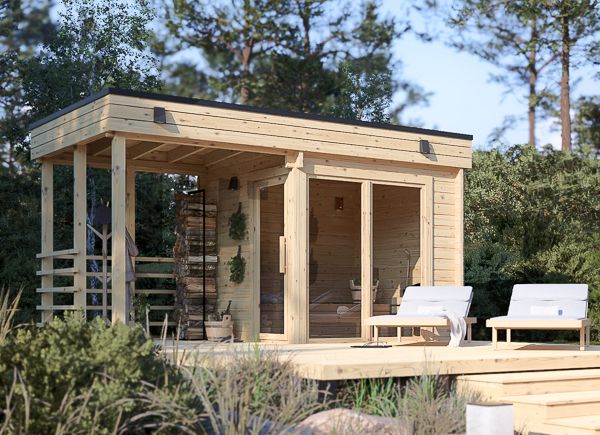 Bastuhus FREJA (44 mm), 4.5x2.5 m, 4.85 m² avp.ui.product_images.thumbnail 1