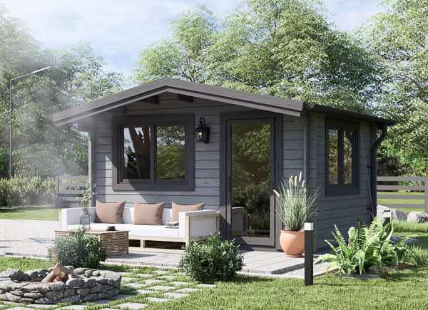 Friggebod DREUX (44 mm), 4x3 m, 12 m² avp.ui.product_images.thumbnail 1