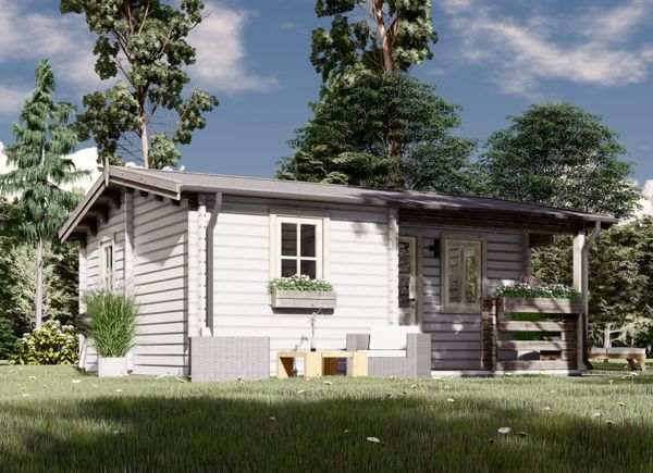 Attefallshus NANTES 6x4,7 m, 24 m², altan 3,5 m²  avp.ui.product_images.thumbnail 1