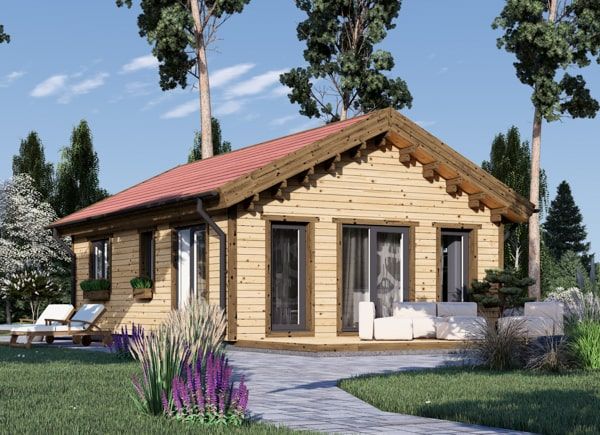 Fritidshus GRETA (Isolerad, 66 mm + fasadbeklädnad), 46 m² avp.ui.product_images.thumbnail 1