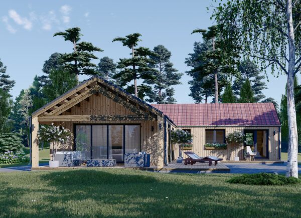 Fritidshus TESSA (Isolerad, 66 mm + fasadbeklädnad), 127 m² avp.ui.product_images.thumbnail 1