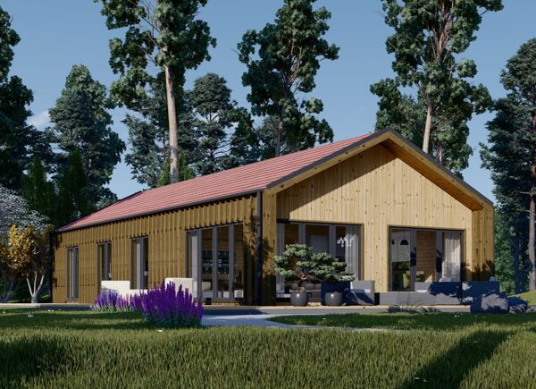 Fritidshus ROBERTA (Isolerad, 66 mm + fasadbeklädnad), 93 m² avp.ui.product_images.thumbnail 1