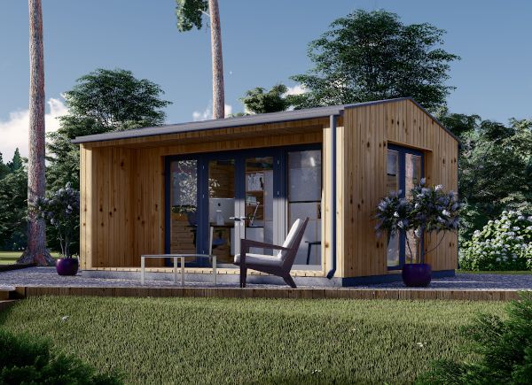 Attefallshus TINA (44 mm + fasadbeklädnad), 7x4 m, 28 m² avp.ui.product_images.thumbnail 1