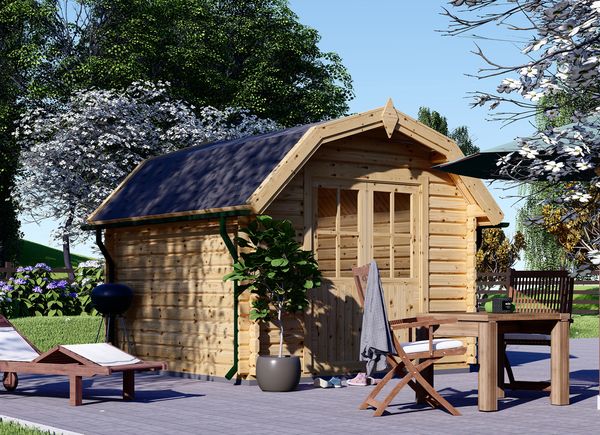 Friggebod ORLANDO (34 mm), 3x3 m, 9 m² avp.ui.product_images.thumbnail 1