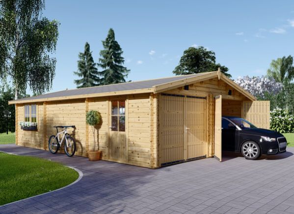 Dubbelgarage CLASSIC DUO (44 mm), 6x9 m, 54 m² avp.ui.product_images.thumbnail 1
