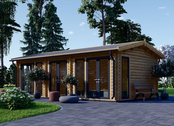 Attefallshus MARION (44 mm) 7,5x4m, 30 m² avp.ui.product_images.thumbnail 1