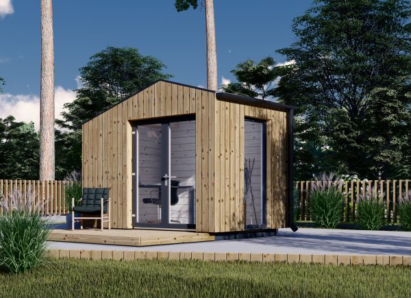 Friggebod TONIA (isolerad, 34 mm + fasadbeklädnad), 3x2 m, 6 m² avp.ui.product_images.thumbnail 1